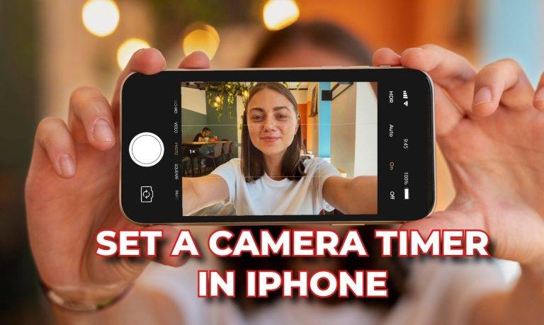 Set a Timer on Your iPhone Camera